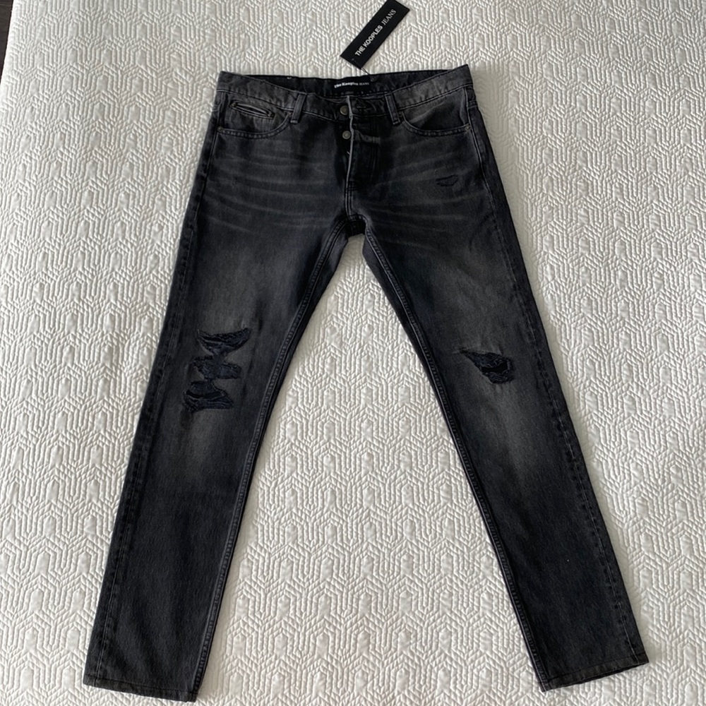 The Kooples Men’s Distressed Slim Jean